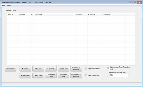 Network Drive Control图