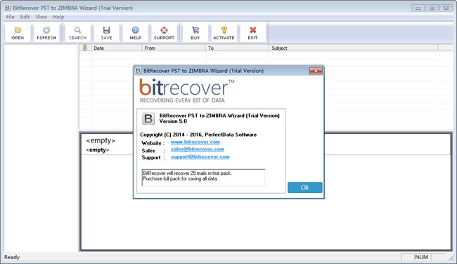 BitRecover PST to ZIMBRA图