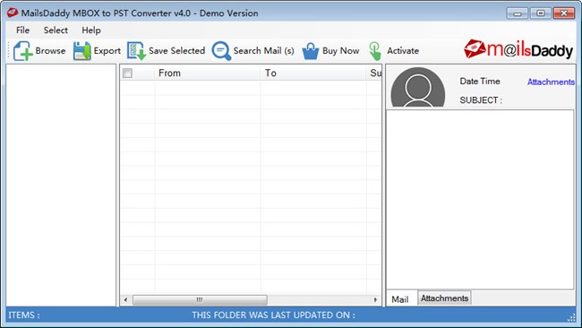 MailsDaddy MBOX To PST Converter图