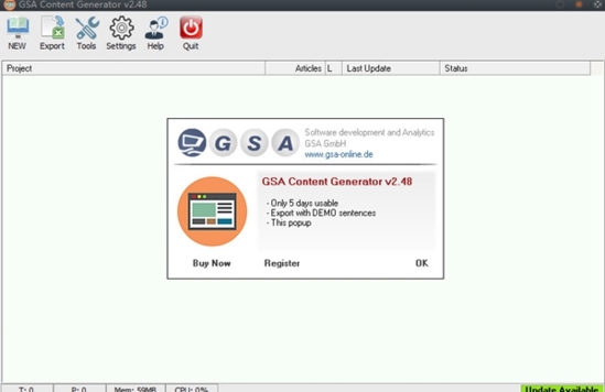 GSA Content Generator(内容生成器)官方版v2.48下载插图