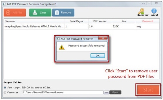Jihosoft pdf Password Remover 官方最新版v1.5下载插图1