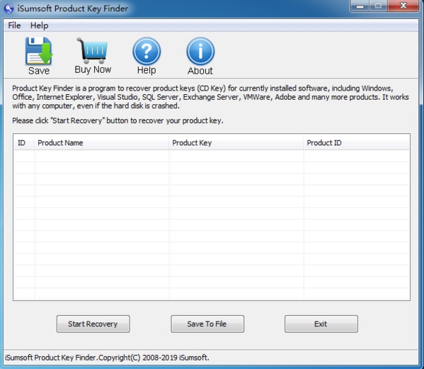 iSumsoft Product Key Finder (密钥恢复软件)官方版v3.1.1下载插图