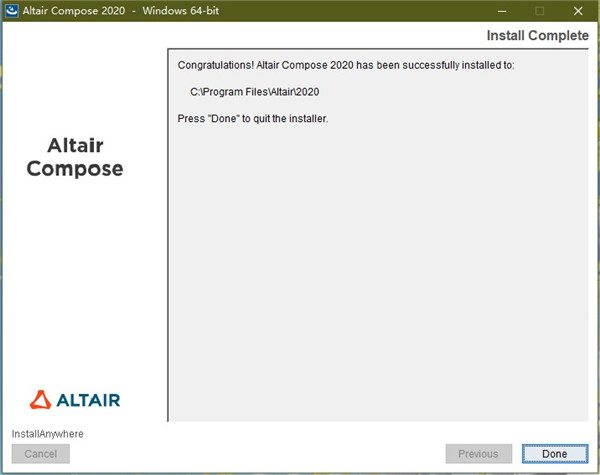 Altair Compose安装方法5