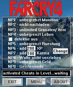 孤岛惊魂4十项修改器dRolle版 v1.9.0下载