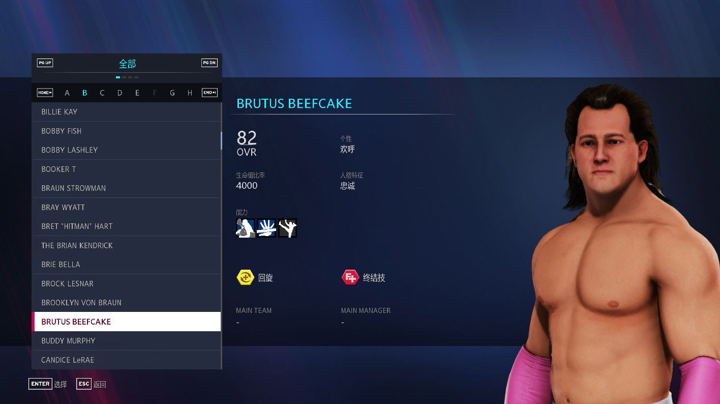 WWE 2K20汉化补丁|WWE 2K20汉化包 v1.0下载