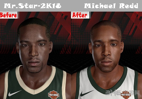 NBA2K18迈克尔里德身形面补MOD 下载