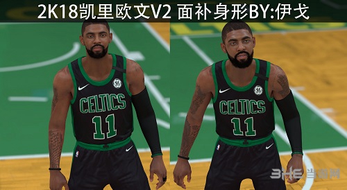 NBA2K18欧文身形面补MOD|NBA2K18凯里欧文身形面补MOD 下载