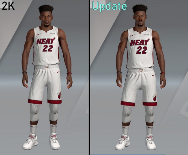 NBA2K20巴特勒面补下载|NBA2K20热火队巴特勒身形面补MOD 下载