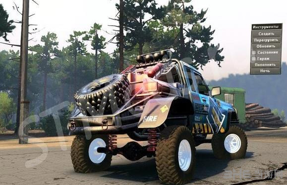 旋转轮胎日产巡逻GQMOD 下载