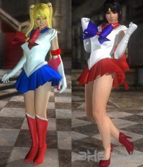 DOA5美少女战士服装包下载|死或生5美少女战士服装包MOD 下载