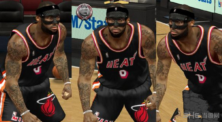 NBA2K14詹姆斯黑色面具补丁MOD 下载
