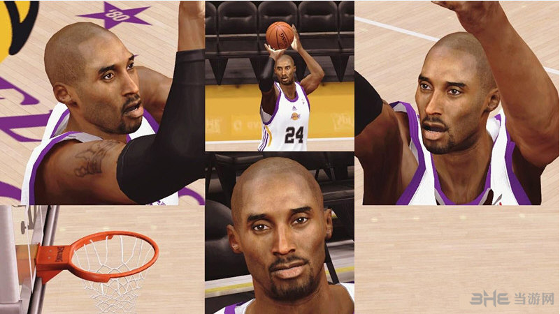 NBA2K14真实胡须科比面补 下载