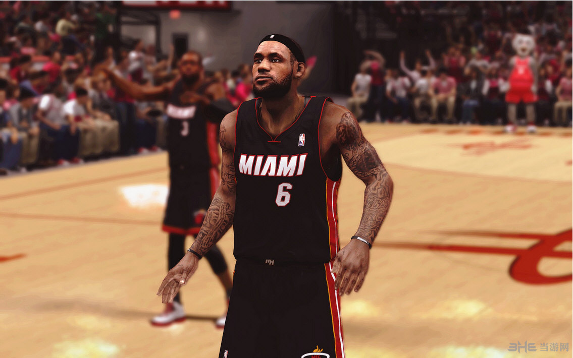 NBA2K14次时代詹姆斯面补 下载