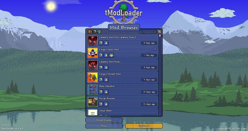 泰拉瑞亚tmodloader模组浏览器下载|泰拉瑞亚tmodloader模组浏览器 v0.11.8.5下载