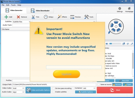 Power Movie Switch(视频格式转换软件)官方版v8.8.2.4下载插图