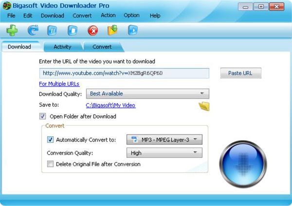 Bigasoft Video Downloader Pro截图