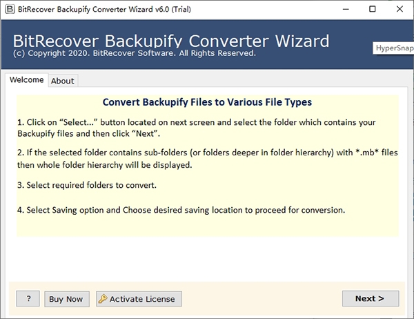 BitRecover Backupify Converter Wizard图片