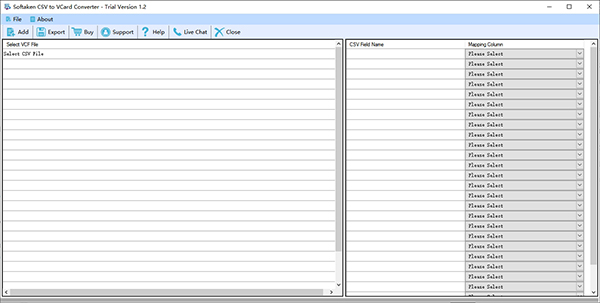 Softaken CSV to VCard Converter图片