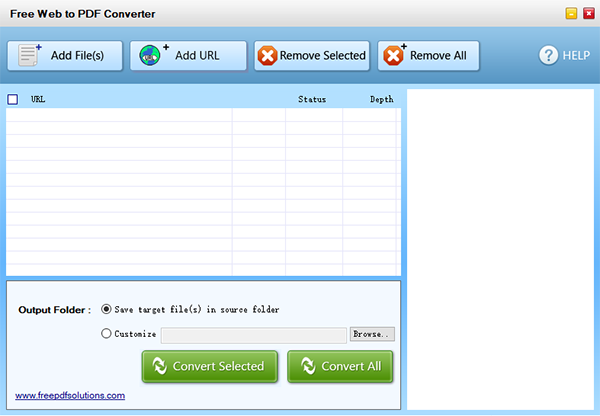 Free Web to PDF Converter图片