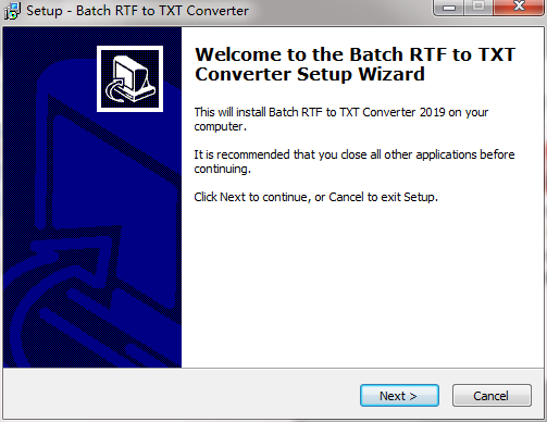 Batch RTF to TXT Converter图片