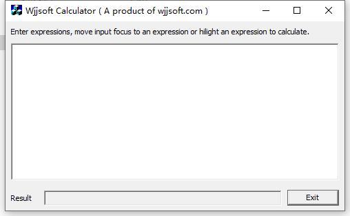 Wjjsoft计算器图片
