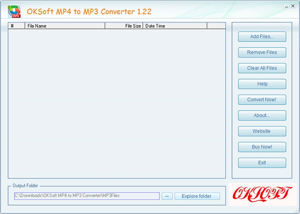 OKSoft MP4 to MP3 Converter图片