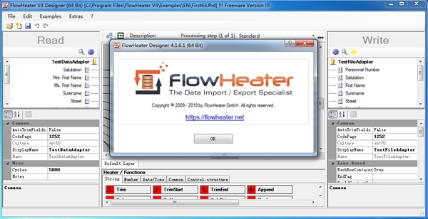 FlowHeater(数据源转换工具)官方版v4.1.6.1下载插图1