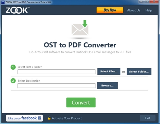 ZOOK OST to PDF Converter(ost转PDF工具)官方版V3.0下载插图