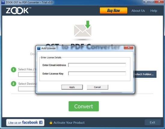 ZOOK OST to PDF Converter(ost转PDF工具)官方版V3.0下载插图1
