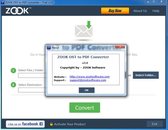 ZOOK OST to PDF Converter(ost转PDF工具)官方版V3.0下载插图2