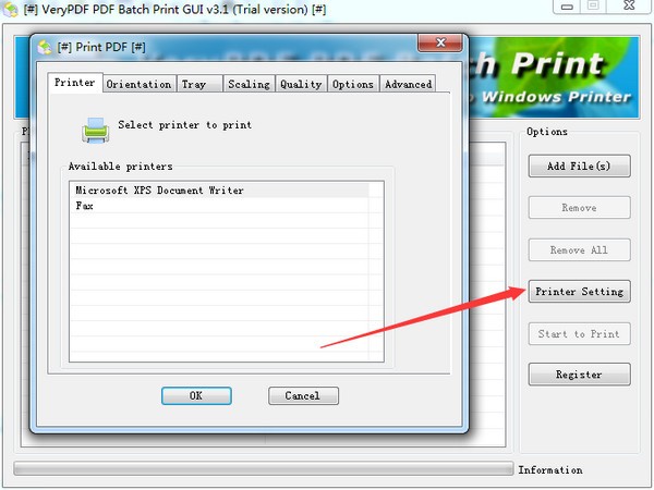 VeryPDF PDF Batch Print GUI软件图片3