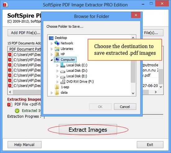 SoftSpire PDF Image Extractor图片1