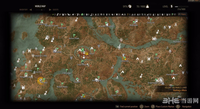 巫师3狂猎地图图标显示MOD|巫师3：狂猎显示所有地图图标MOD 下载
