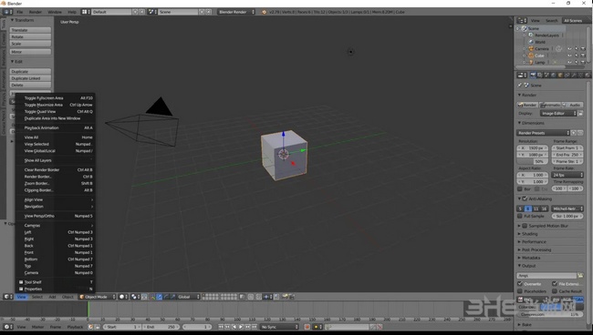 Blender怎么用教程图片1