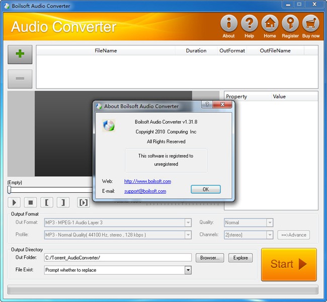 Boilsoft Audio Converter图