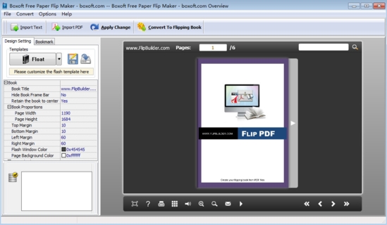 Boxoft Page Flip Maker(翻页书制作软件)官方版v3.0下载插图