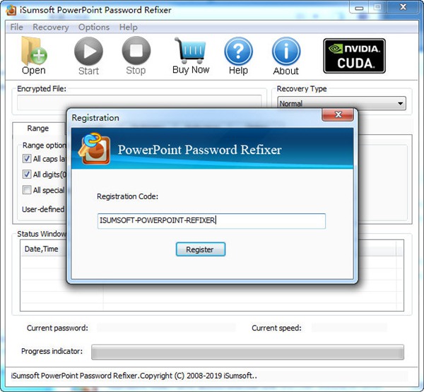 iSumsoft PowerPoint Password Refixer破解版图