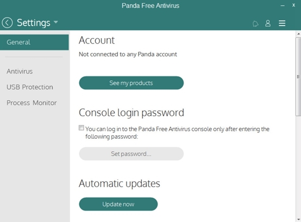Panda Free Antivirus软件图片2