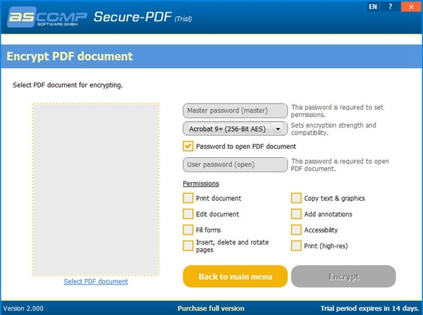 Secure PDF软件图片3