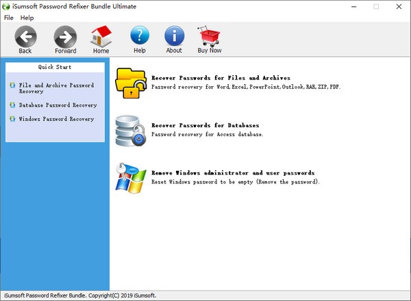 iSumsoft Password Refixer Bundle软件图片1