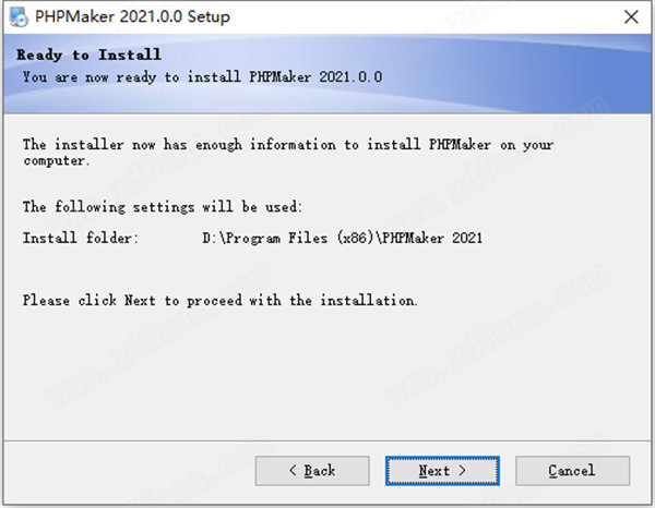 PHPMaker 2021安装方法4