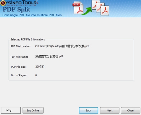 SysInfoTools PDF Splitter(pdf分割器)官方最新版v3.0下载插图1
