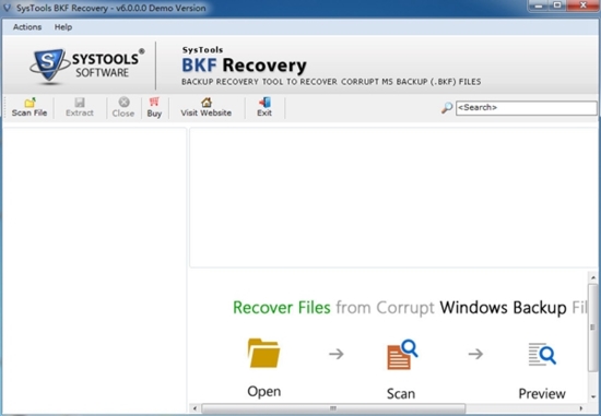 SysTools BKF Repair (bkf文件还原软件)官方版v6.0.0下载插图