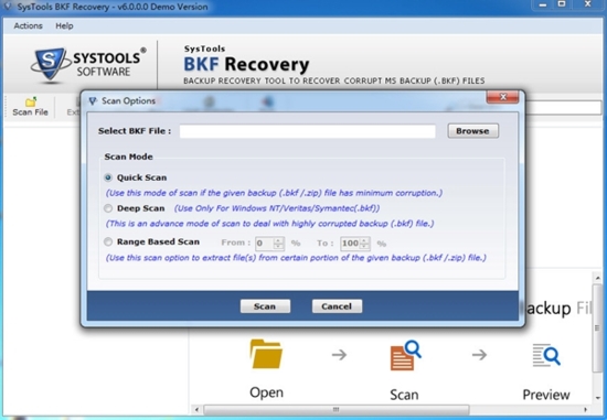 SysTools BKF Repair (bkf文件还原软件)官方版v6.0.0下载插图2