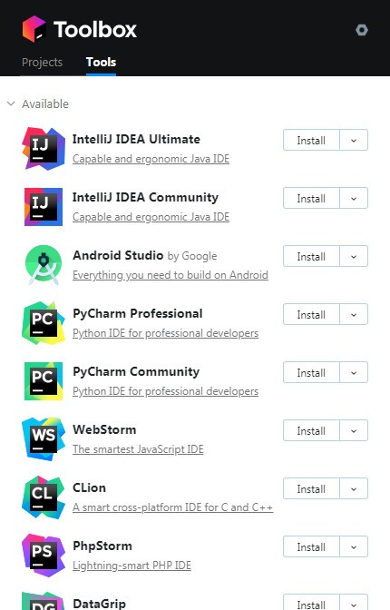 JetBrains Toolbox图片