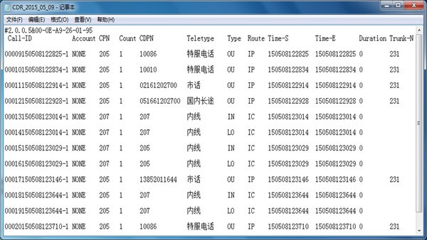 CDR截图