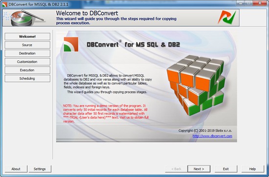 DBConvert for MSSQL and DB2图2
