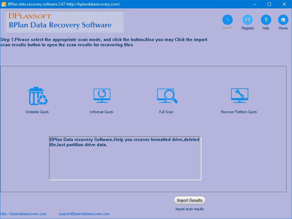 Bplan Data Recovery Software截图