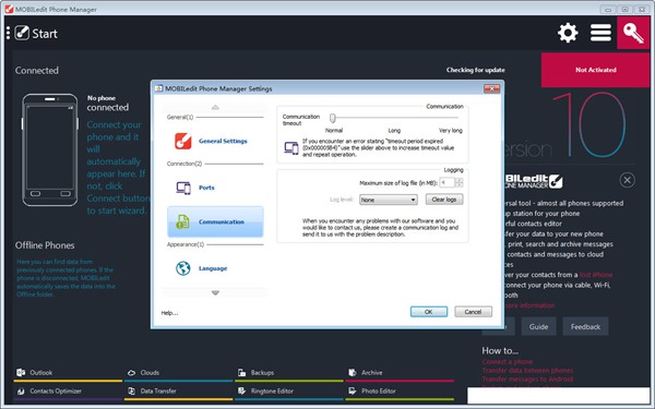 MOBILedit Phone Manager图