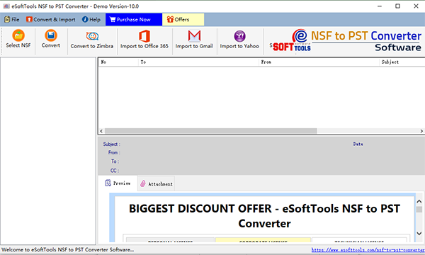 eSoftTools NSF to PST Converter图片